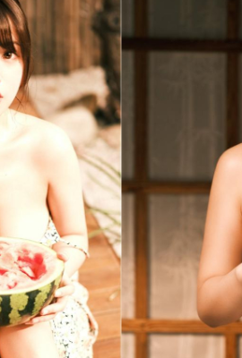 Eat three watermelons at once to cool down! Chinese Coser “Su Yu” has a cross-dimensional figure that can b e a deadly weapon in the world