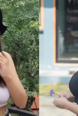 The fitness girl’s “sideways photo is round and fierce”, and the big car headlights will stun passersby!