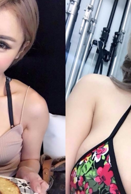 “Queen of E Breasts” sexy dining passers-by can’t stand it! The wonderful “full bust” is almost falling out…