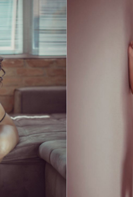 The buttons are all undone! Chocolate-breasted girl’s “beautiful breasts are exposed” and her sexy curves make your body feel warm