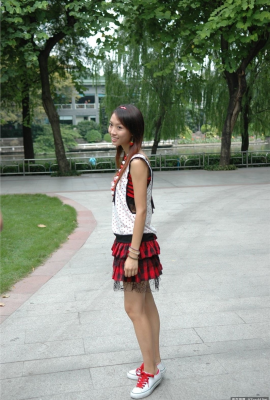 (Online collection) Real photoshoot of beautiful girl in short skirt (96P)