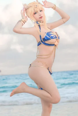 Cheese Block Wii Photo White Gun Swimsuit