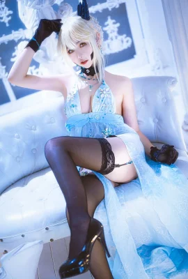 Momoko Aoi-Black gun dress