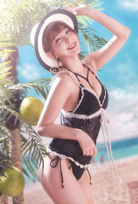 Snow-white big-breasted girl “Lin Ke” has a bikini with a round shape and an evil shape! The super hot figure will directly attract your eyes!