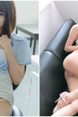 Hot office! Japanese girl “lifts her top and reveals her panties”, her beautiful breasts are also liberated and sexy!