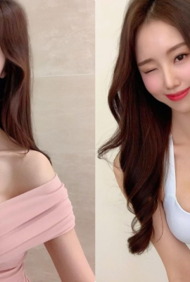 A “calm girl with beautiful breasts” who loves fitness, her “eye-catching curves” when exercising are super big breasts!