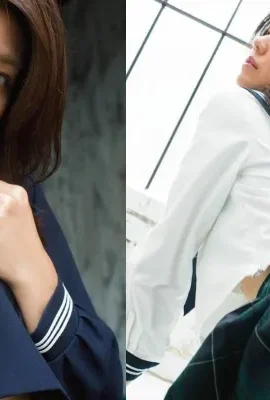 Actress “Fujiki Yuki” posts sexy photos again! B e a “school girl in uniform” and release her beautiful breasts and buttocks