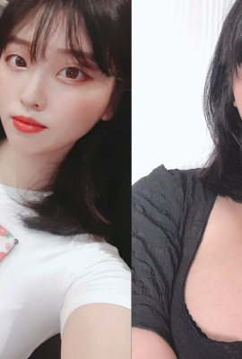 The youthful big-breasted live broadcaster “송하나” has abundant milk volume, and the veins of the real-life cow’s nuclear bomb “water drop-shaped breasts” burst.