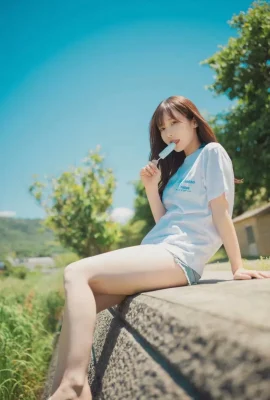 The hot girl’s breasts are full and filled with material, and it’s so hot that she es out at once