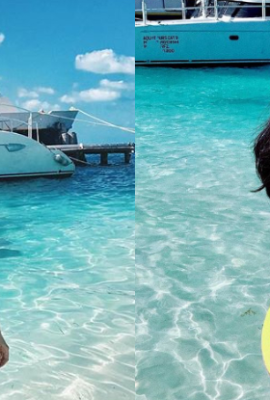 So amazing! Evergreen’s “Big Tits Stewardess” has a huge amount of breasts! The picture of showing off a “full bikini” at the beach is so hot!