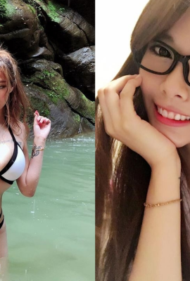 This summer is the most refreshing! You can also catch the “hottie in bikini” by the stream with two plump “big water balls” on her chest that are so full that they are about to fall out!