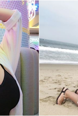 Taipei girls go abroad! “Big Breasts Bikini” is super hot on vacation! I’m not polite when taking selfies!