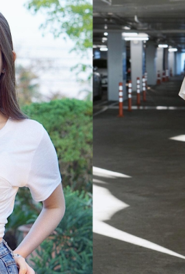 The “girl next door” with an ethereal temperament is amazing! The white, tender and long legs are so eye-catching, the perfect standard of Tiancai!