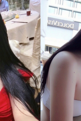 “Girl with big breasts” shows off her breasts all day long! The middle part is wide open, revealing the white, tender and beautiful breasts, and the deep groove is so long…