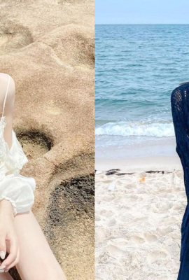 Wearing this at the beach is even hotter than a swimsuit! “Sweet Snow Breasted Girl” wears a super low-cut dress with her balls overflowing, and her return rate is 100%!