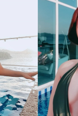 The short-haired and fit Korean girl “반짝반짝” has a national treasure body that is so perfect and obvious that her “vest line” makes it impossible to think.