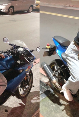 This angle is great! “Sweet little horse” rides a big car with great momentum, and she brings her own “headlight” so that others don’t see her!