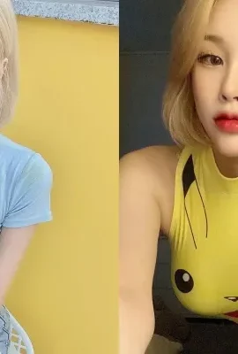 I want to conquer it after seeing it! Blonde beauty Jimin loves to wear Pokémon and charms izens with her good looks and good figure