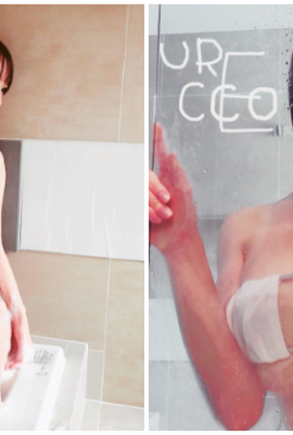 The milk pressure on the glass is too strong! The super exciting photo scene in the bathroom of the H-cup photo actress “Qingmizu Lanli” makes people lose control of their lower body!